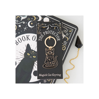 The Protector Magick Black Cat Keyring