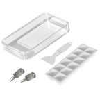 46 Litre Lockable Countertop Fridge - Cream White