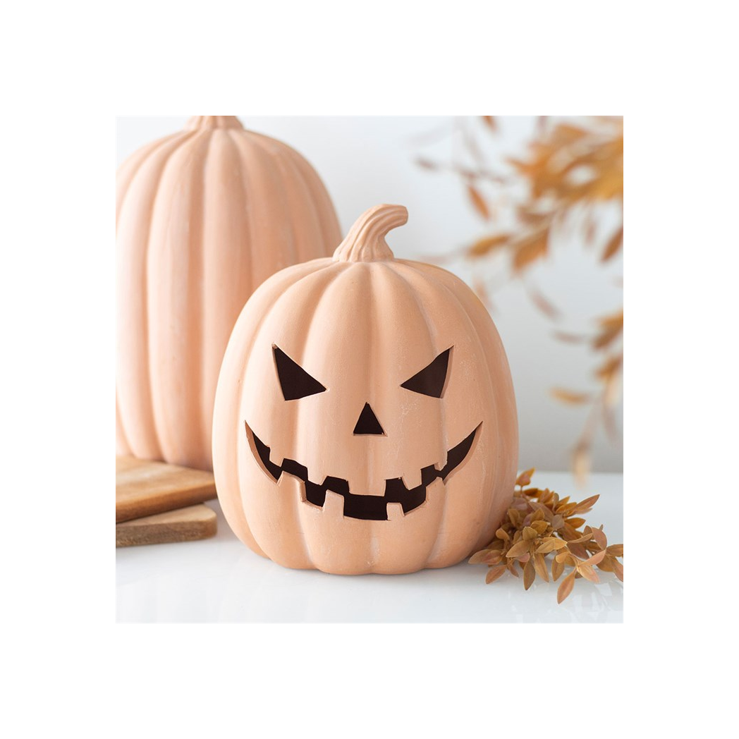 22cm Terracotta Pumpkin Ornament