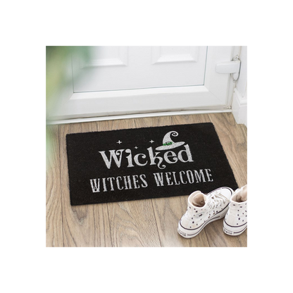 Black Wicked Witches Welcome Doormat