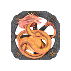 Litha Dragon Resin Wall Plaque by Anne Stokes