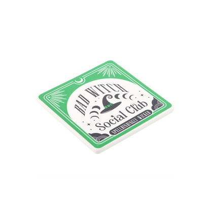 Bad Witch Social Club Mug and Coaster Set