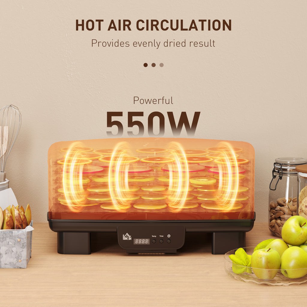 40-70? Six-Tray Food Dehydrator - Black