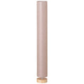 Floor Lamp for Living Room, 120cm Modern Standing Lamp with Linen Shade and Wooden Base, Cream
