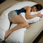 9 Ft Maternity Pillow And Case - White