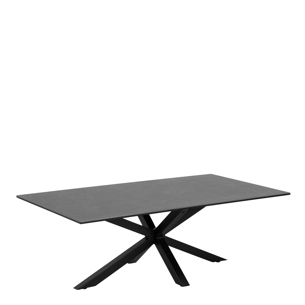 Harlow Ceramic Coffee Table in Black