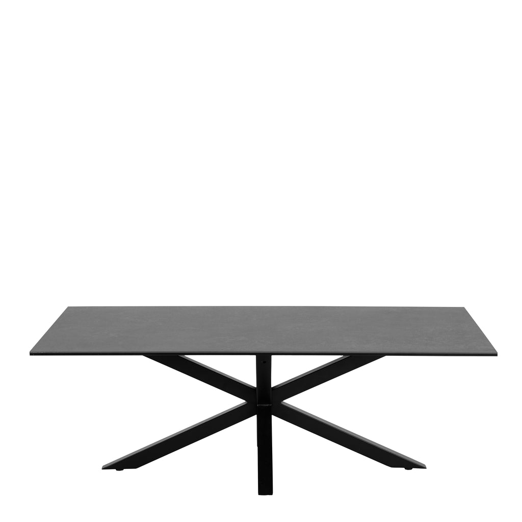 Harlow Ceramic Coffee Table in Black