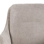Angus Dining Table in Black 200x74cm Included 4 Carrie Swivel Dining Chairs in Sand