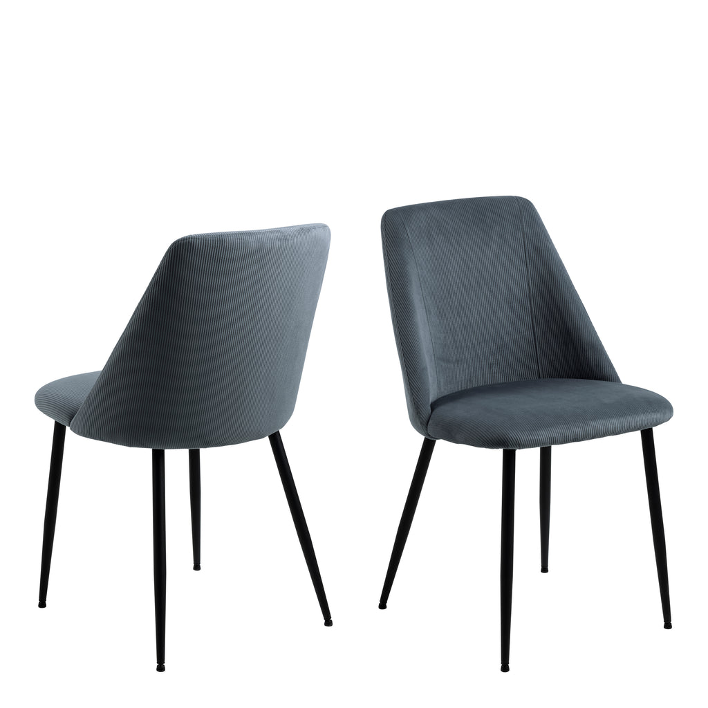 Iris Dining Chair in Grey (Set of 4)