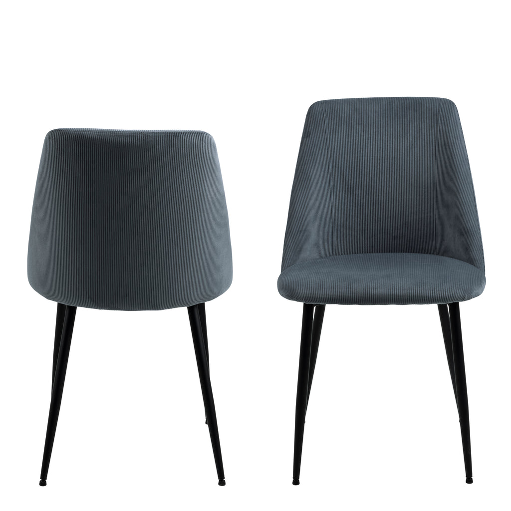 Iris Dining Chair in Grey (Set of 4)