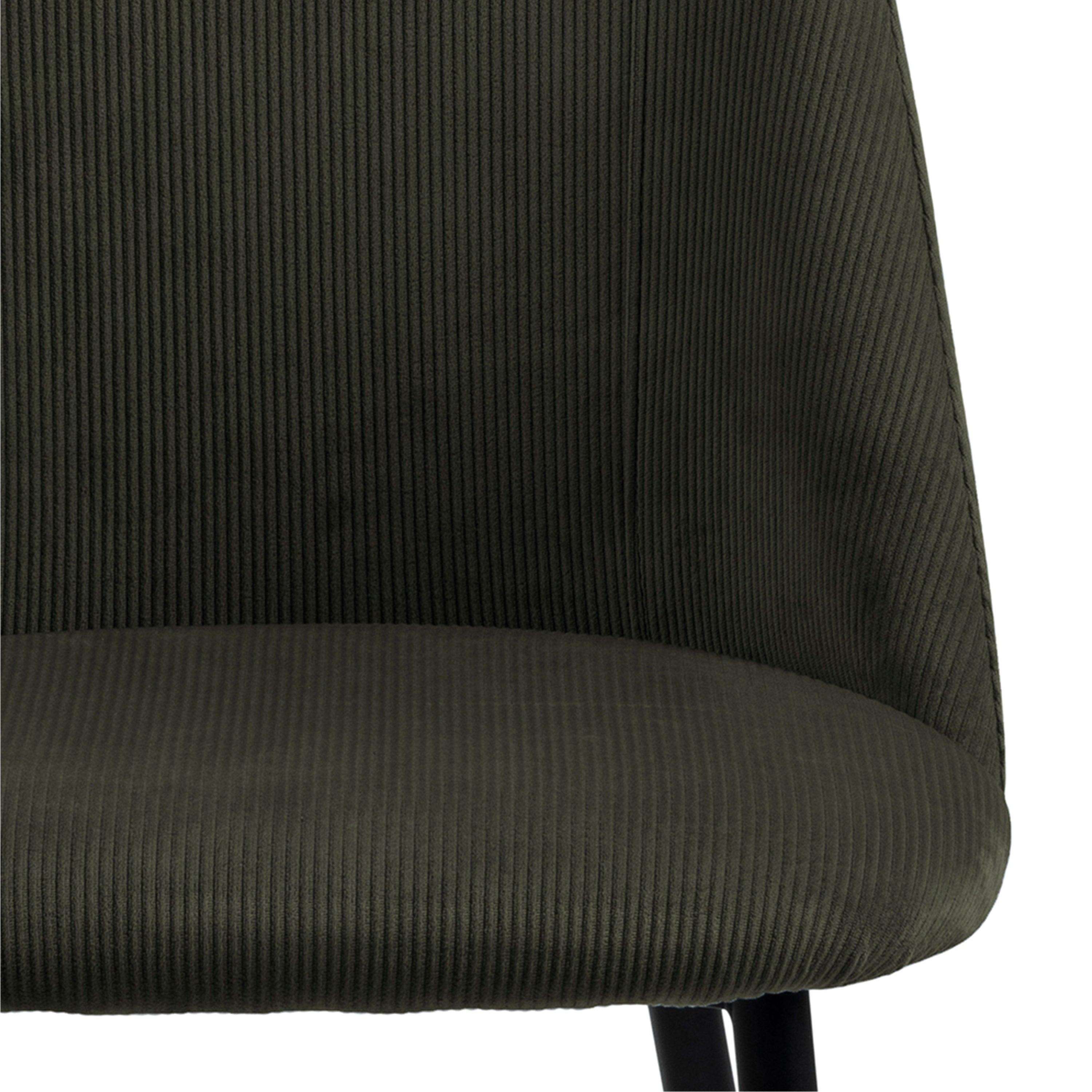 Iris Dining chair in Olive Green (Set of 4)