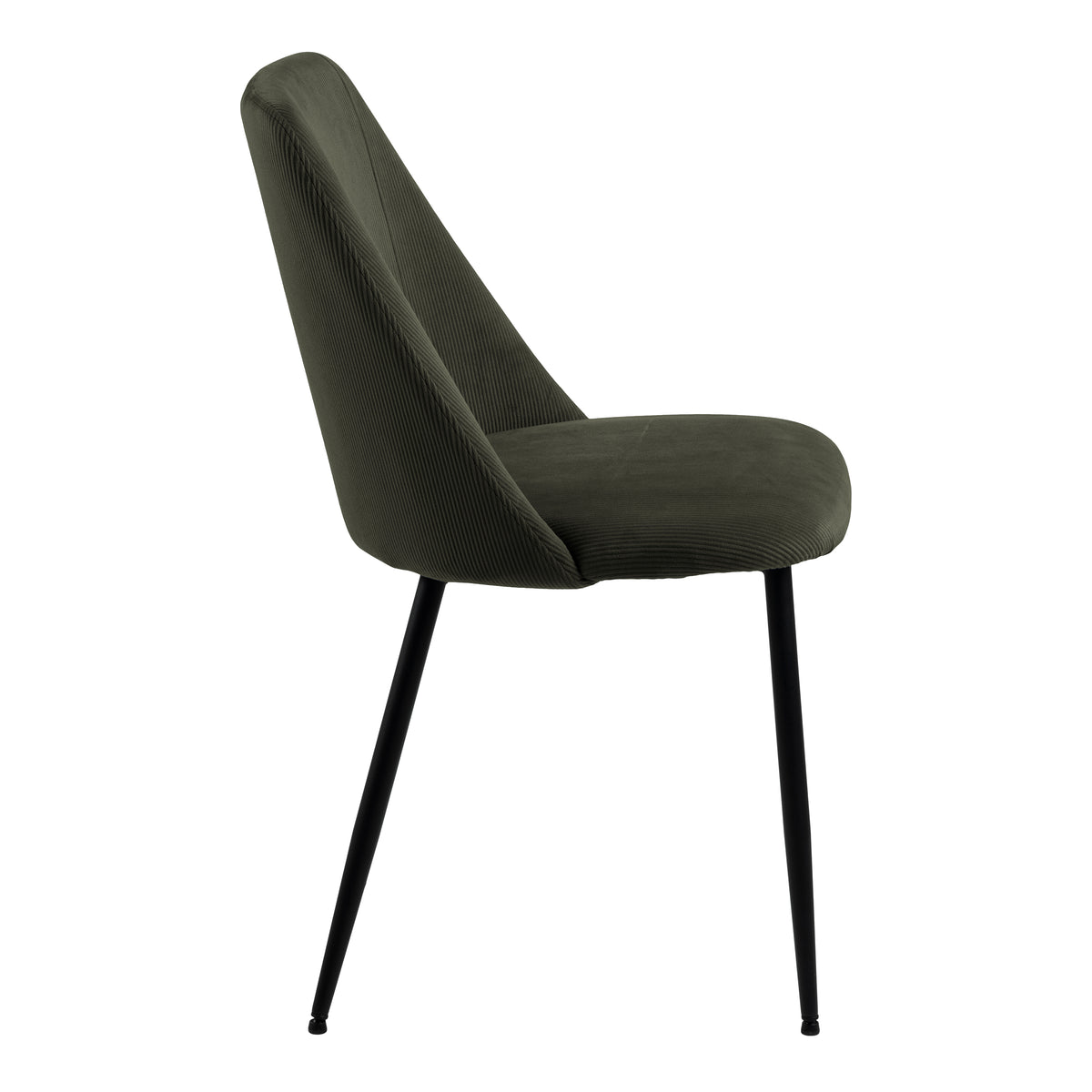 Iris Dining chair in Olive Green (Set of 4)