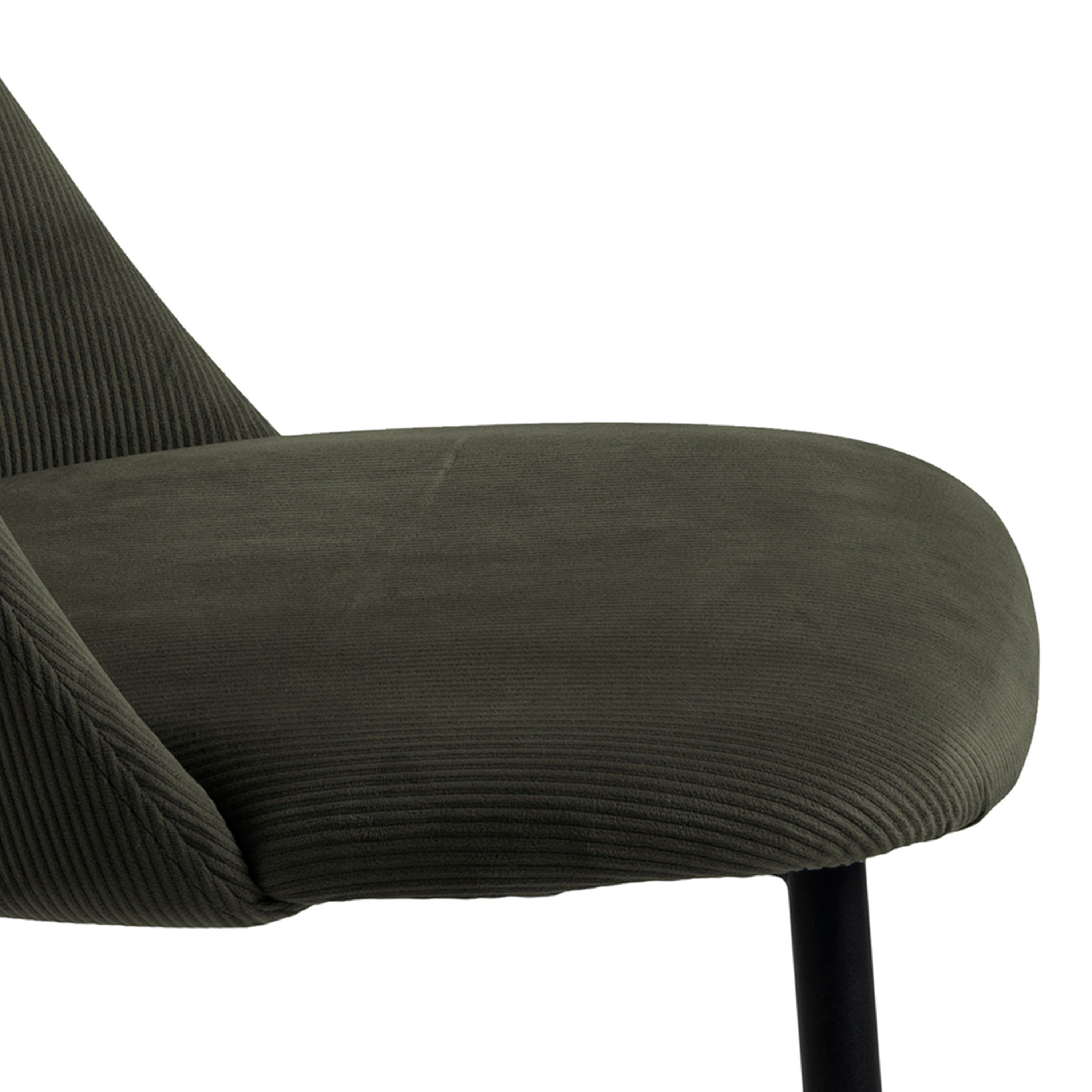 Iris Dining chair in Olive Green (Set of 4)