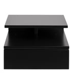 Ashlan Bedside Table with 1 Drawer in Black