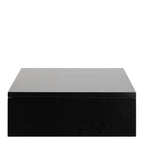 Avon Square Bedside Table with 1 Drawer in Black