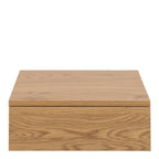 Avon Square Bedside Table with 1 Drawer in Oak