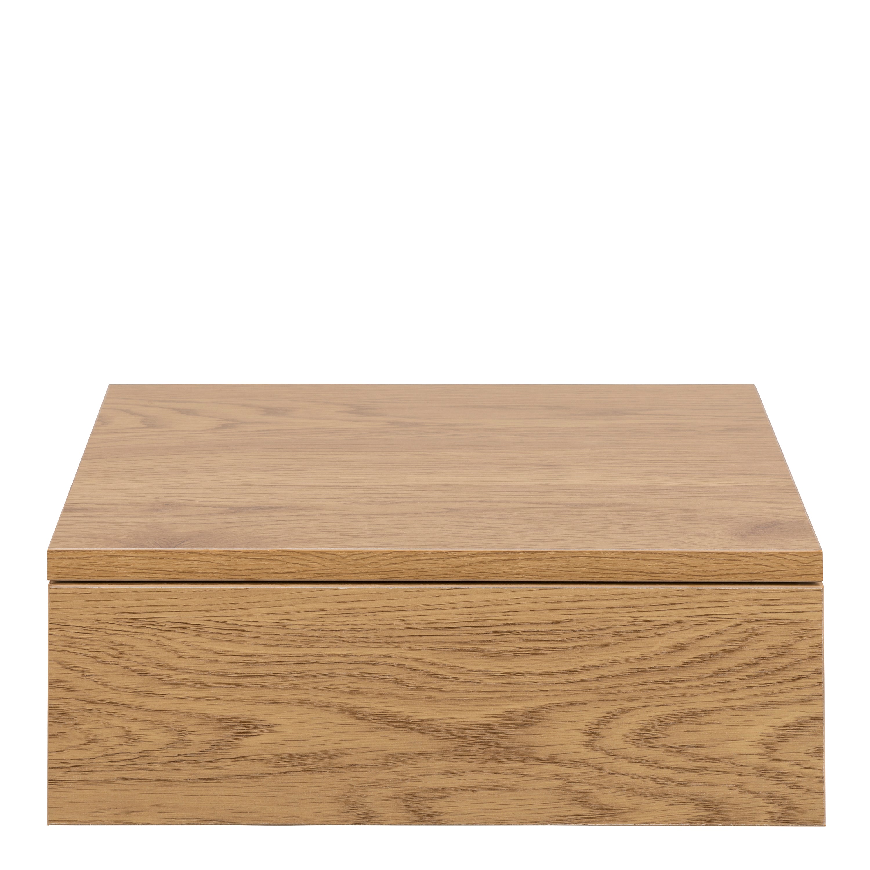 Avon Square Bedside Table with 1 Drawer in Oak