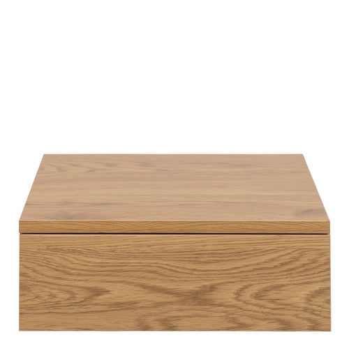 Avon Square Bedside Table with 1 Drawer in Oak