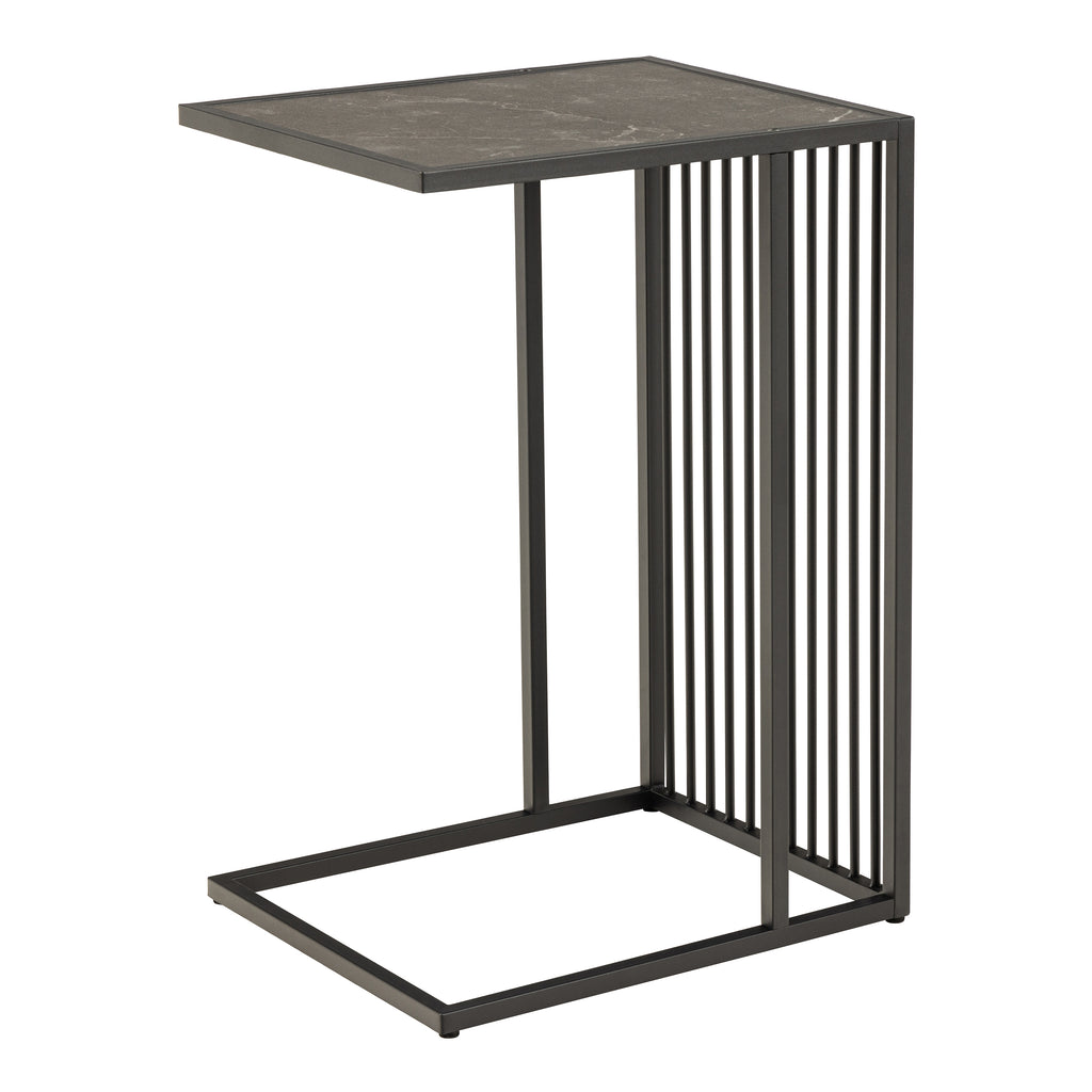 Sylvester Tall Side Table in Black