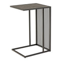 Sylvester Tall Side Table in Black