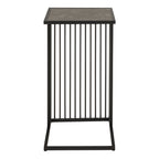 Sylvester Tall Side Table in Black