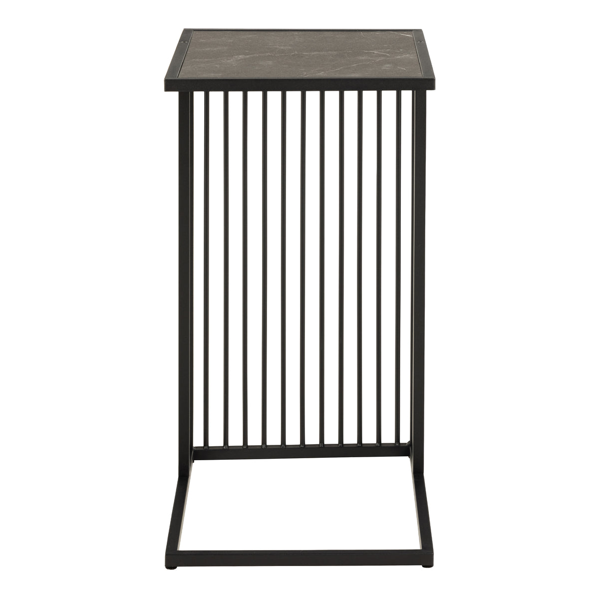 Sylvester Tall Side Table in Black