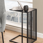 Sylvester Tall Side Table in Black