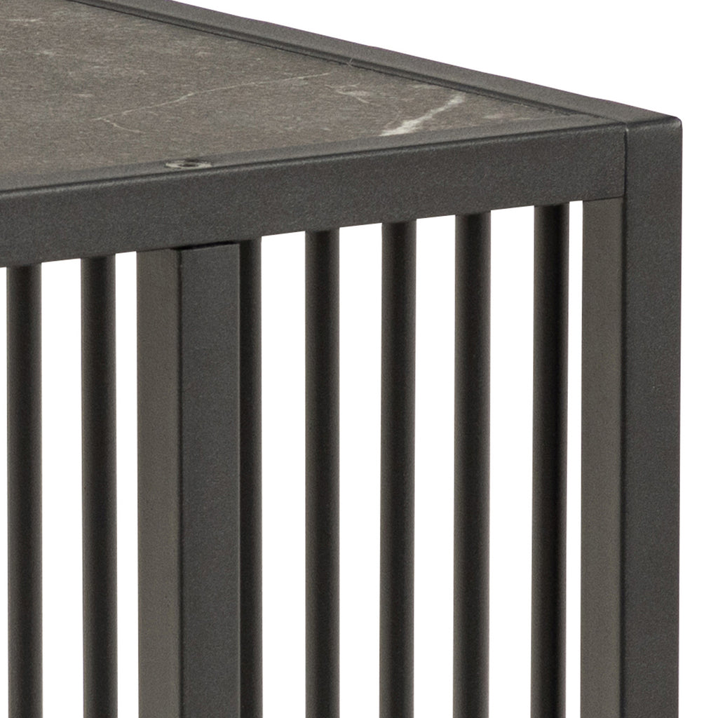 Sylvester Tall Side Table in Black