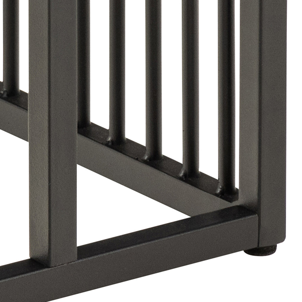 Sylvester Tall Side Table in Black