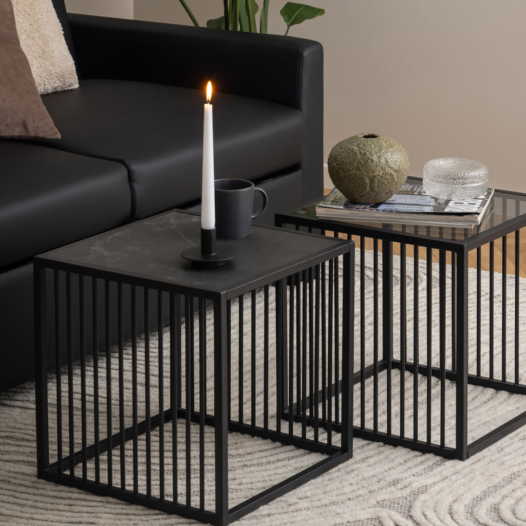 Sylvester Side Table in Black