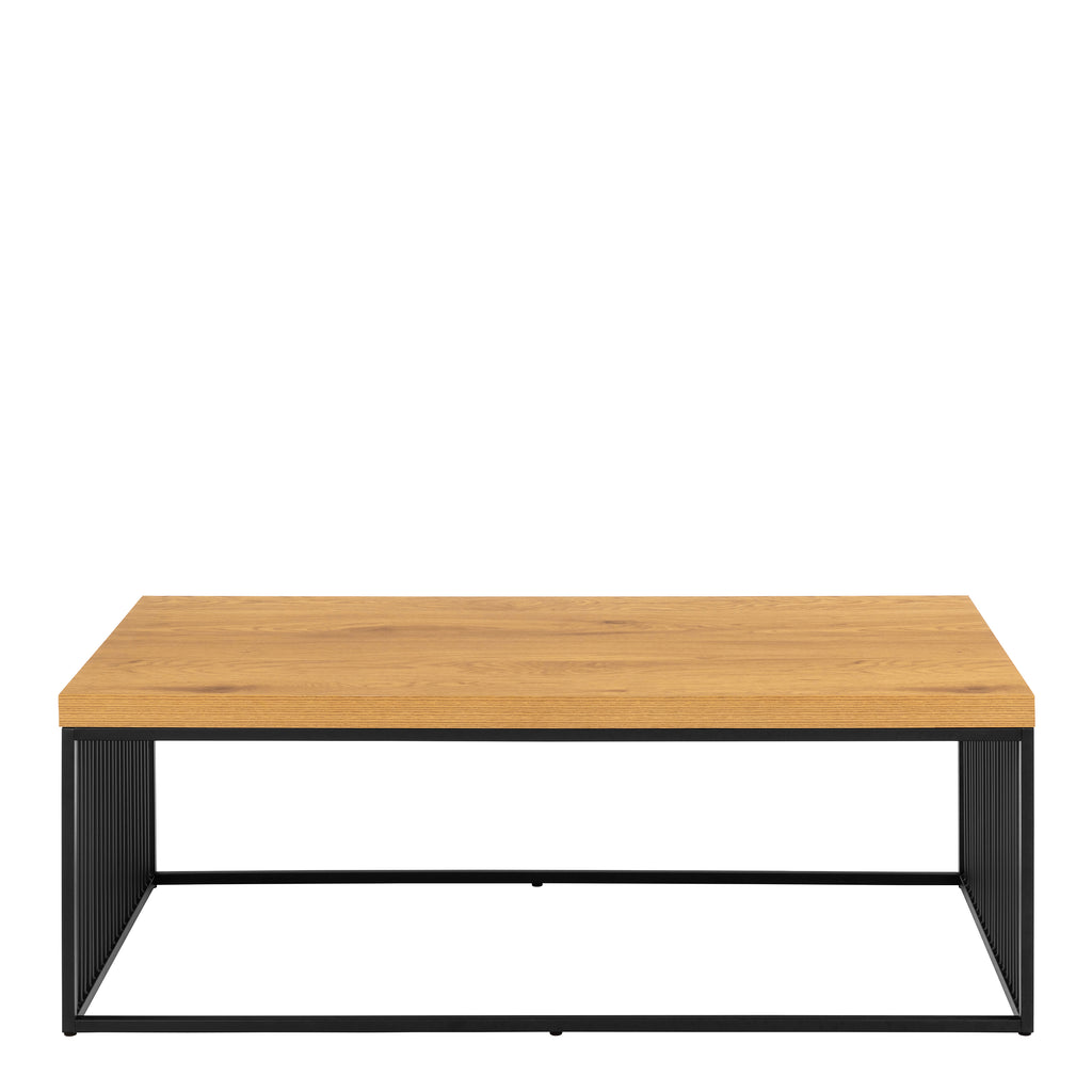 Sylvester Coffee Table in Black and Oak
