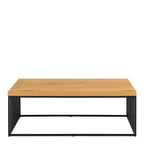 Sylvester Coffee Table in Black and Oak