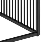 Sylvester Side Table in Black and Oak