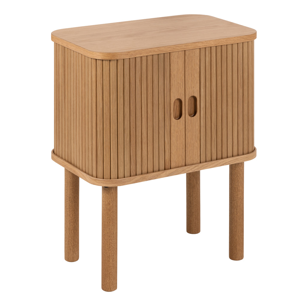 Langford Square Bedside Table in Oak