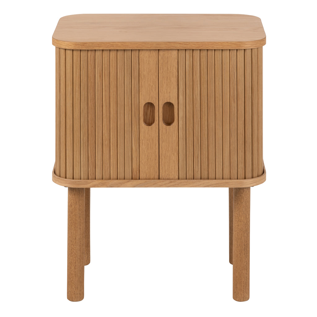 Langford Square Bedside Table in Oak