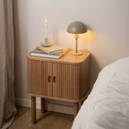 Langford Square Bedside Table in Oak