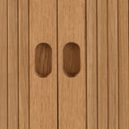 Langford Square Bedside Table in Oak
