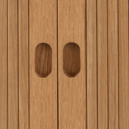 Langford Square Bedside Table in Oak