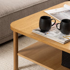 Bicester Square Coffee Table in Oak