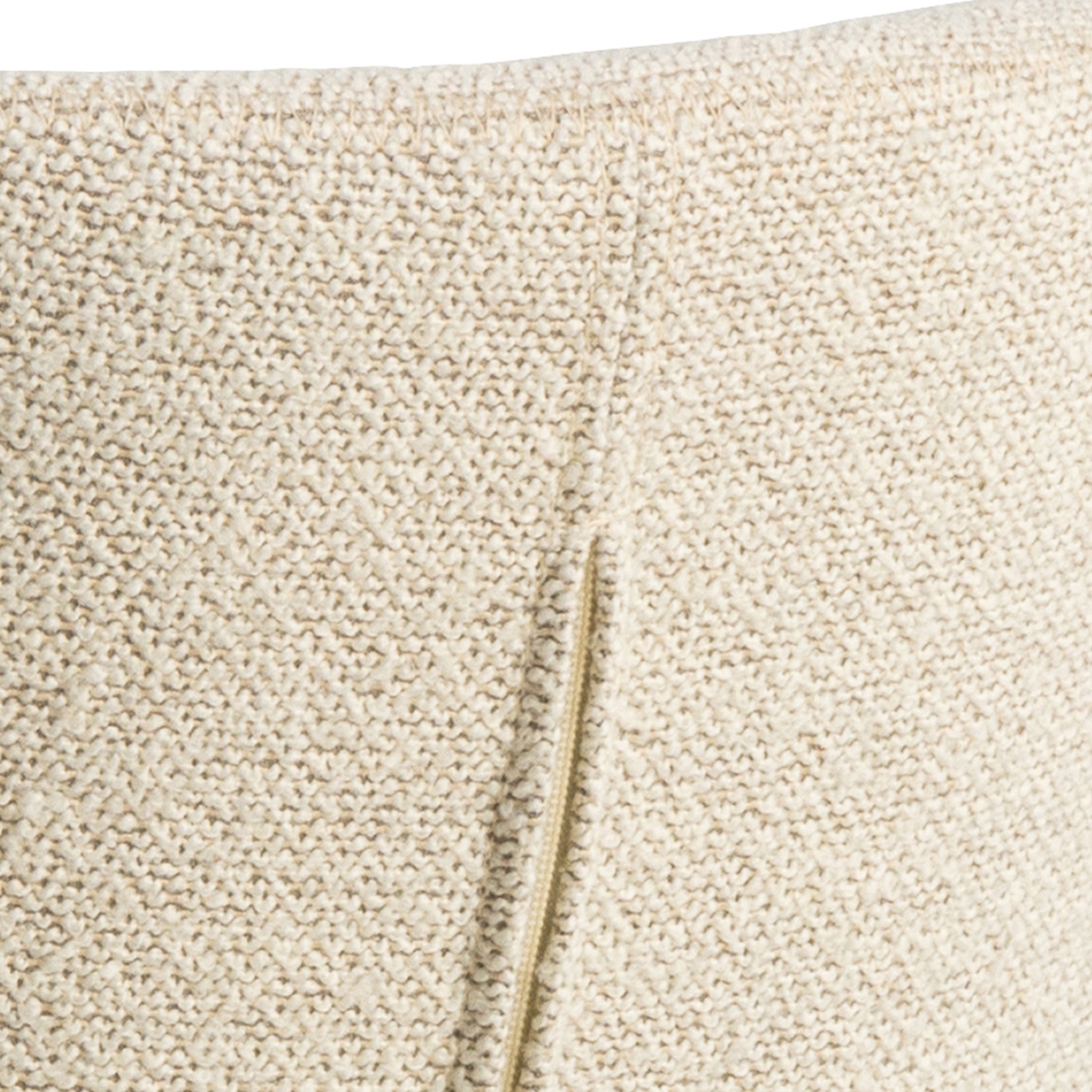 Matilda Swivel Dining Chairs in Cream Fabic Set of 2