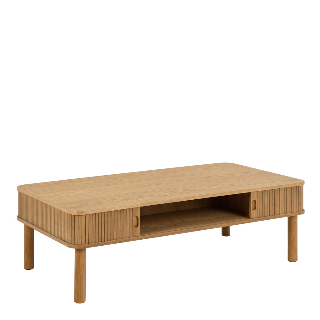 Langford  Coffee Table Sliding Door in Oak