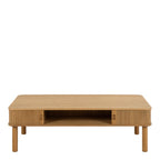 Langford  Coffee Table Sliding Door in Oak