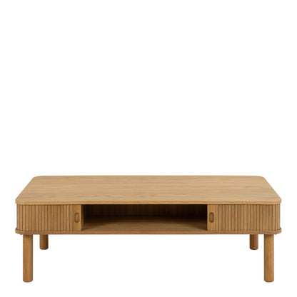 Langford  Coffee Table Sliding Door in Oak