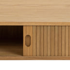 Langford  Coffee Table Sliding Door in Oak