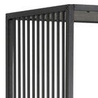 Sylvester Bookcase with 5 Shelves in Black
