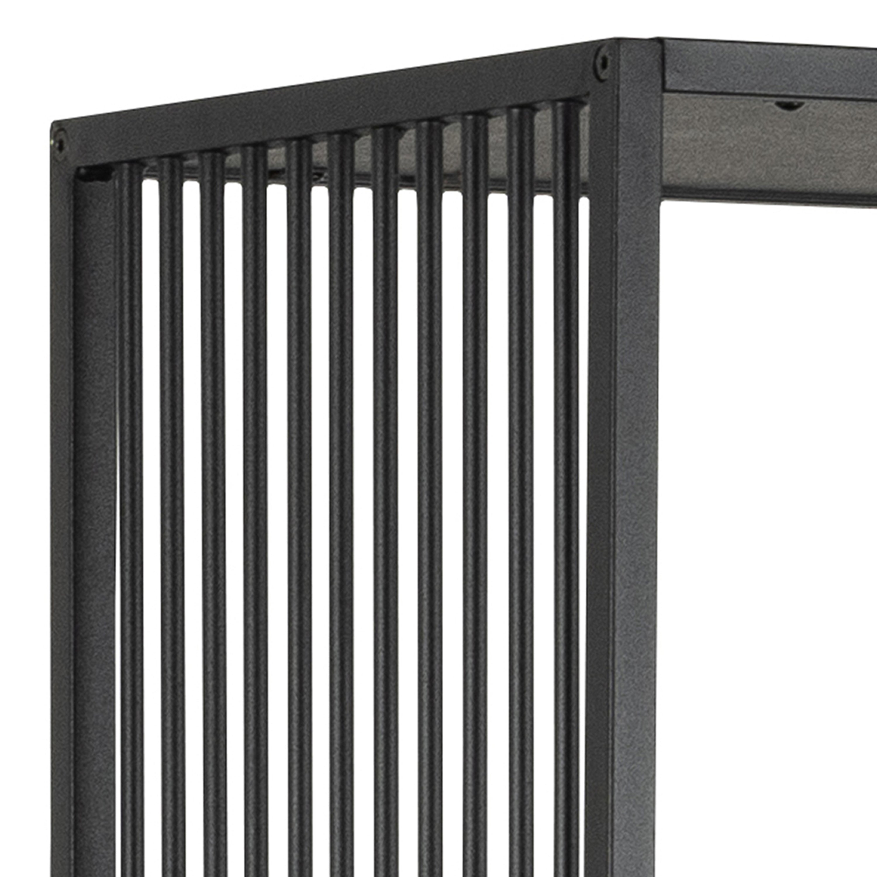 Sylvester Bookcase with 5 Shelves in Black
