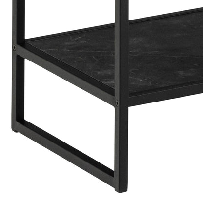 Sylvester Bookcase with 5 Shelves in Black