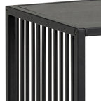 Sylvester Bookcase with 2 Shelves in Black