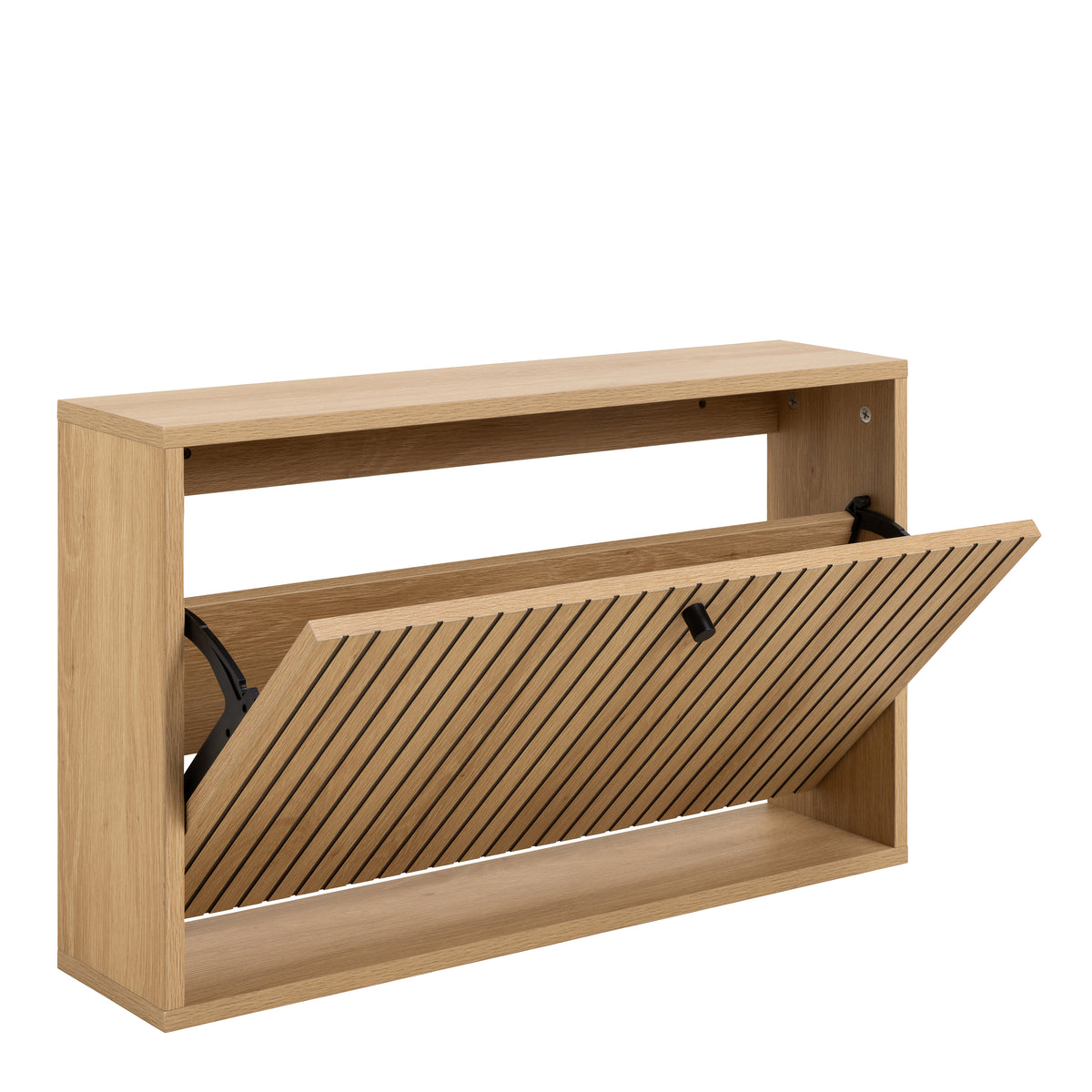 Alberto Shoe Cabinet 1 Flip Down Door In Oak