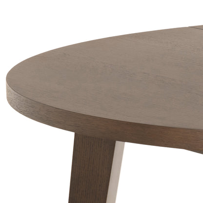 A-Line Round Dining Table Smoked Oak
